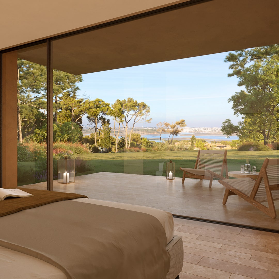 palmares signature apartments bedroom with sea views